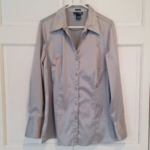 Venezia Jeans silver button-down shirt